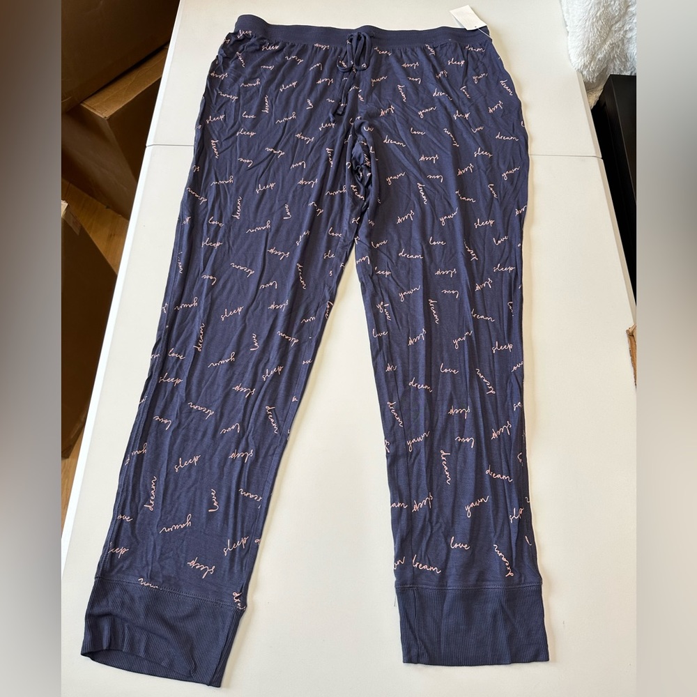 Dream script pajama bottoms